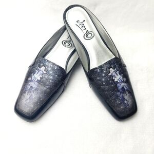 ICON leather mules , cowgirl design